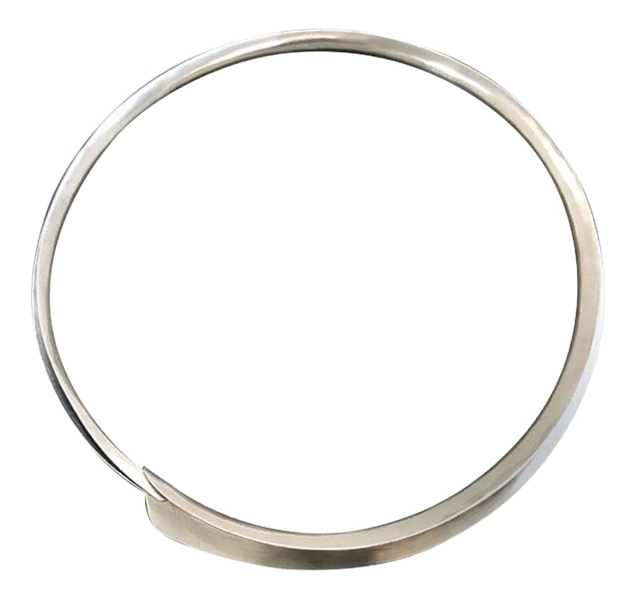 Vintage Anticlastic Neck Piece, Modernist Silver Collar, Gerhard Herbst Studio: Vintage Anticlastic Neck Piece, Gerhard Herbst Studio silver Collar. This Modernist neck piece is an exquisite example of Gerhard Herbst's capacity to transform the metallurgical properties of his
