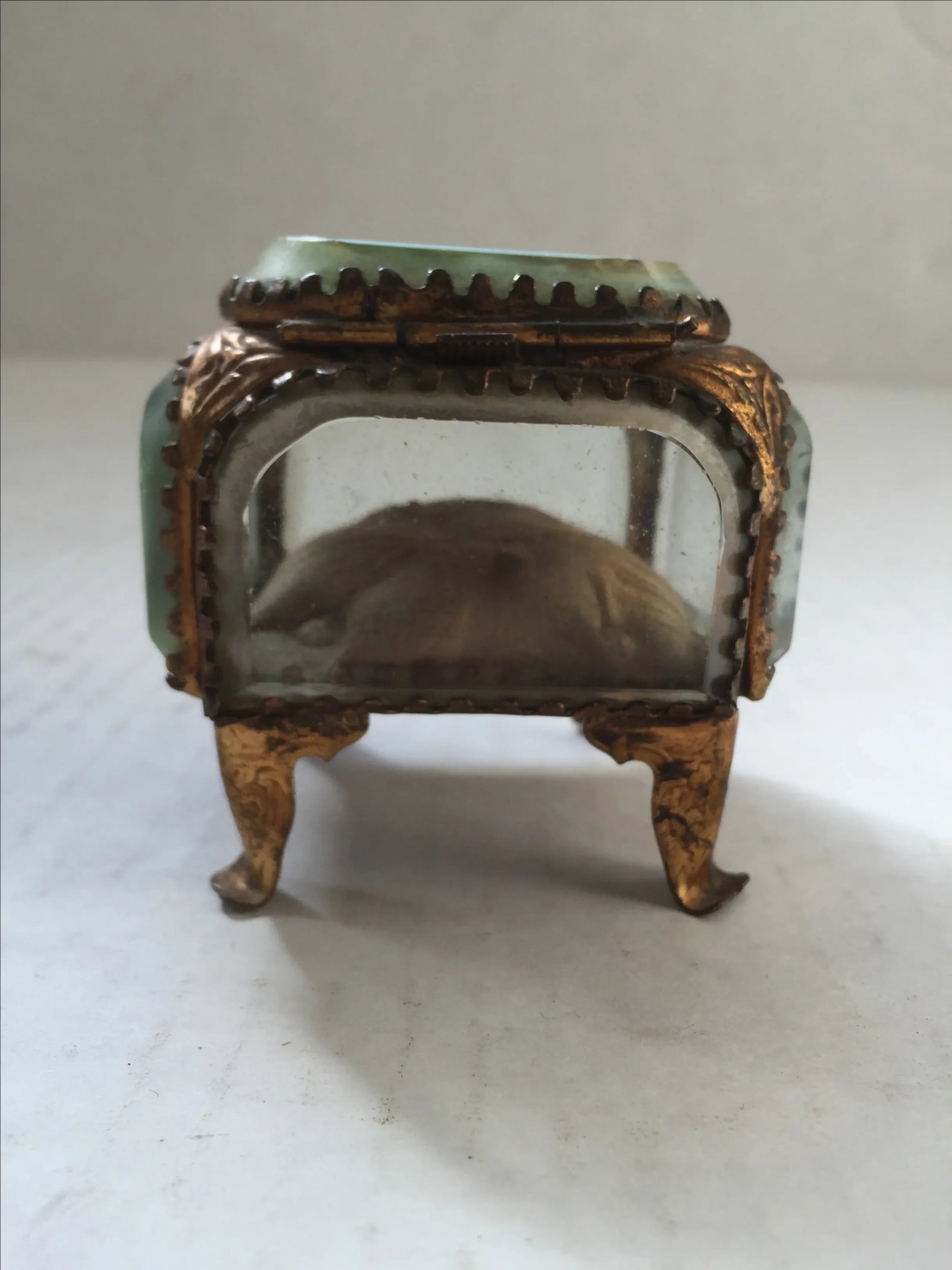 Antique Alsatian Souvenir Ring Box - 4