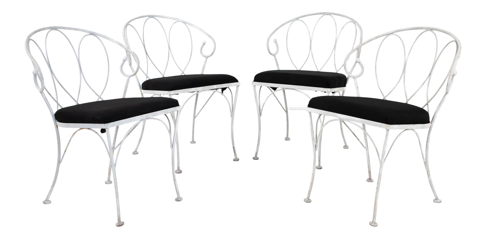 Late 20th Century Gray Dining Chairs - Set of 4 (1 of 10)
