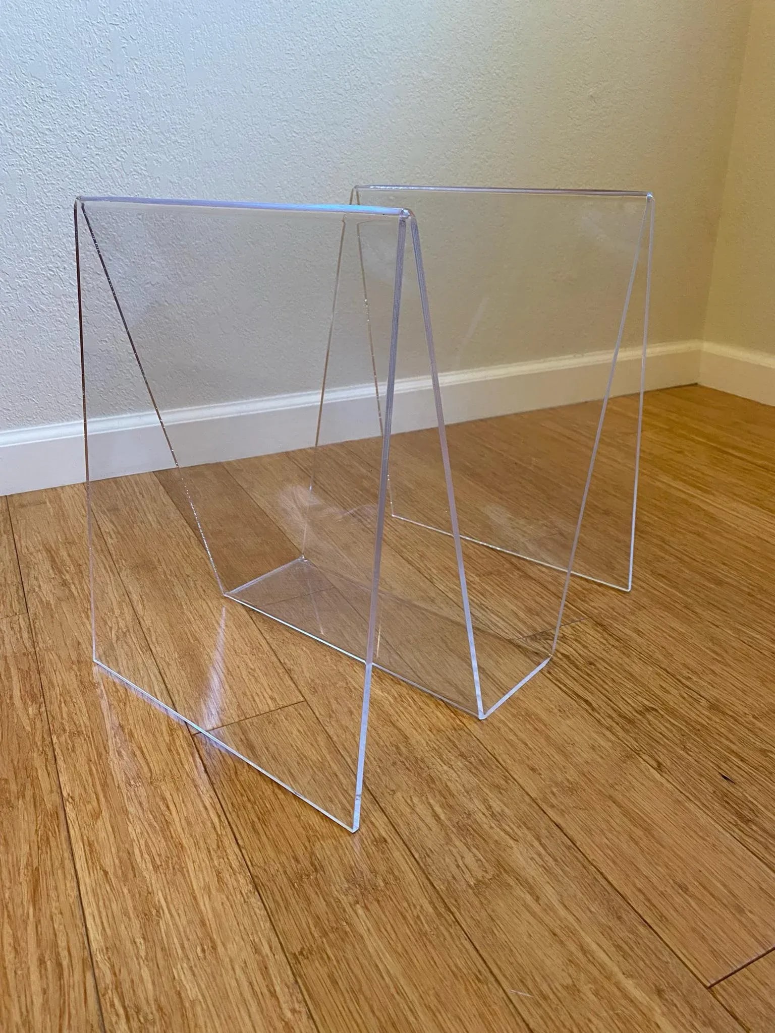 Mid Century Modern Bent Lucite Magazine Rack - 9