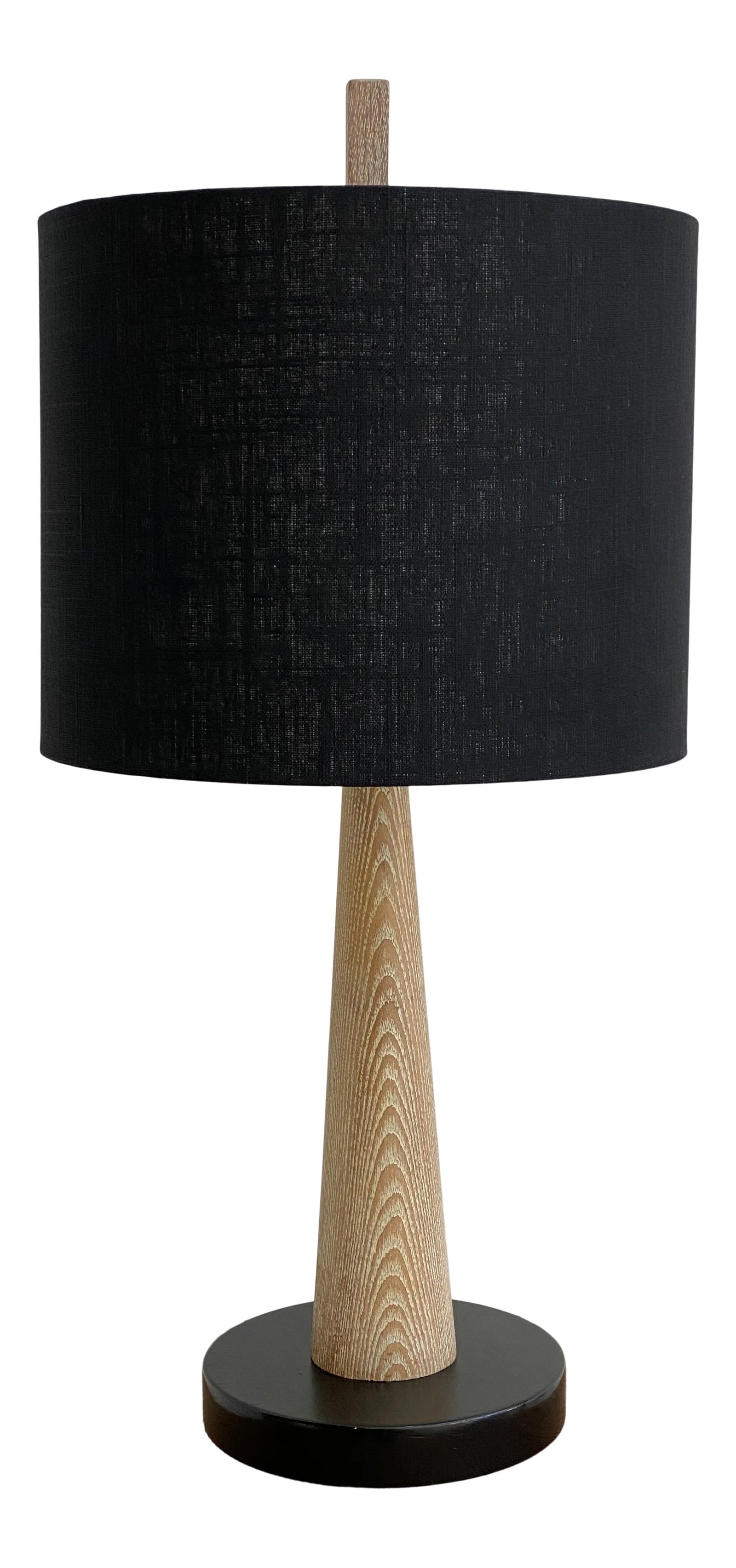 1940's Cerused Finish Oak Table Lamp (1 of 12)