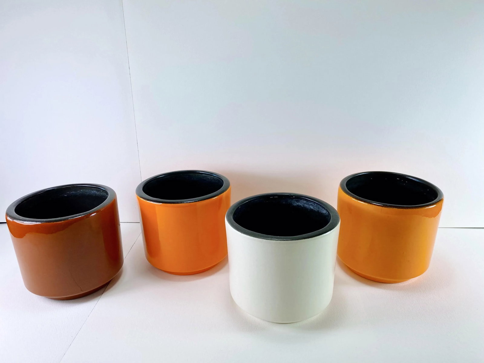 Vintage Mid Century Architectural Pots - Set of 4 - 2