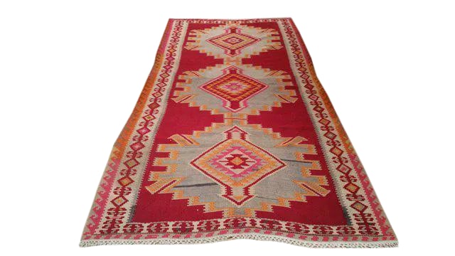 Vintage Kilim Hand Made Rug - 5x8 (1 of 3)