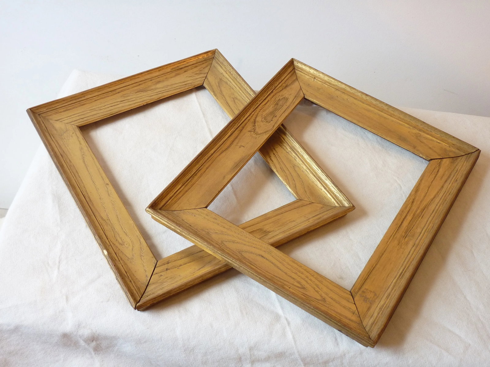 Golden Chestnut Frames- A Pair - 2