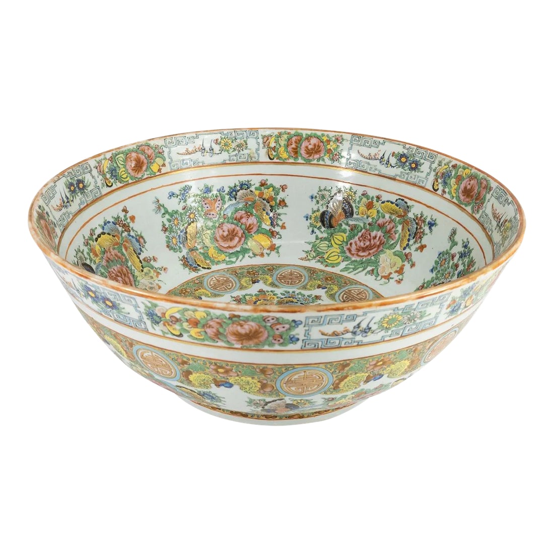 19th Century Massive Chinese Export Soup Punch Bowl (1 of 13)