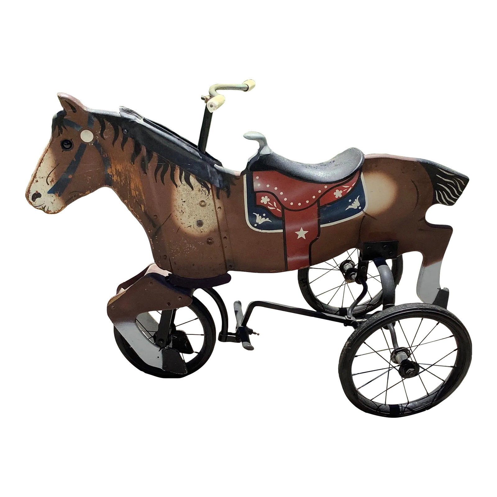 Vintage Canterpony Mechanical Horse Tricycle 1949, Rare Find (1 of 11)