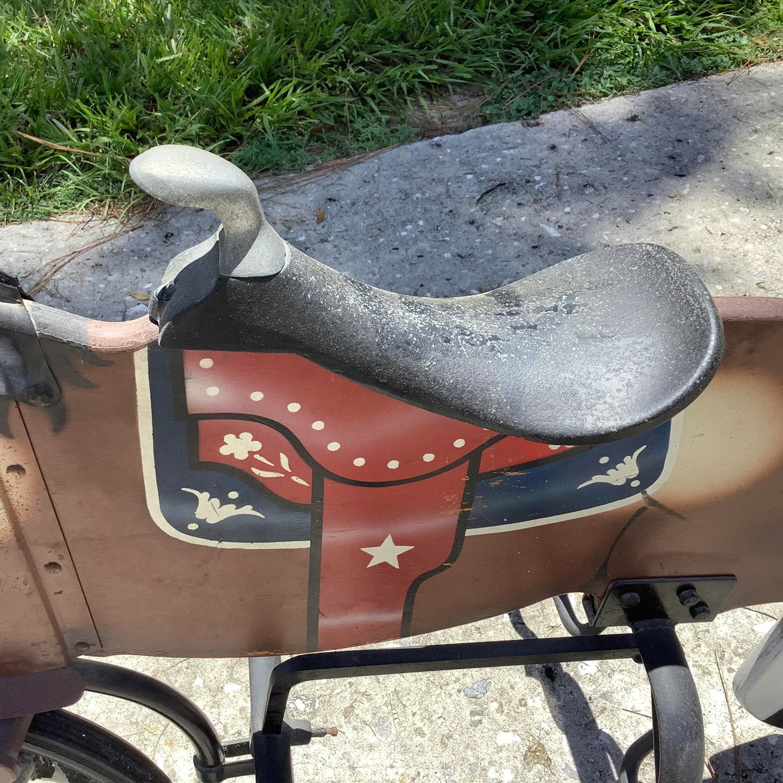 Vintage Canterpony Mechanical Horse Tricycle 1949, Rare Find - 2