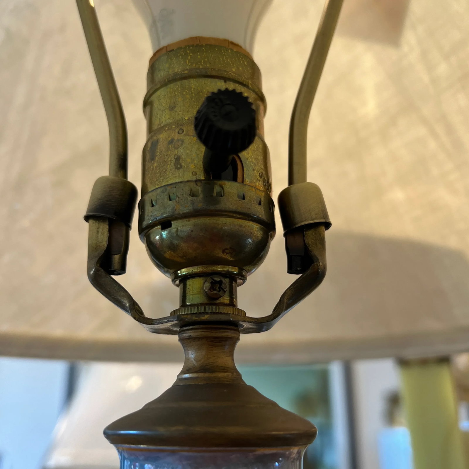 19th Century French Sevres Porcelain Table Lamp Signed - 7