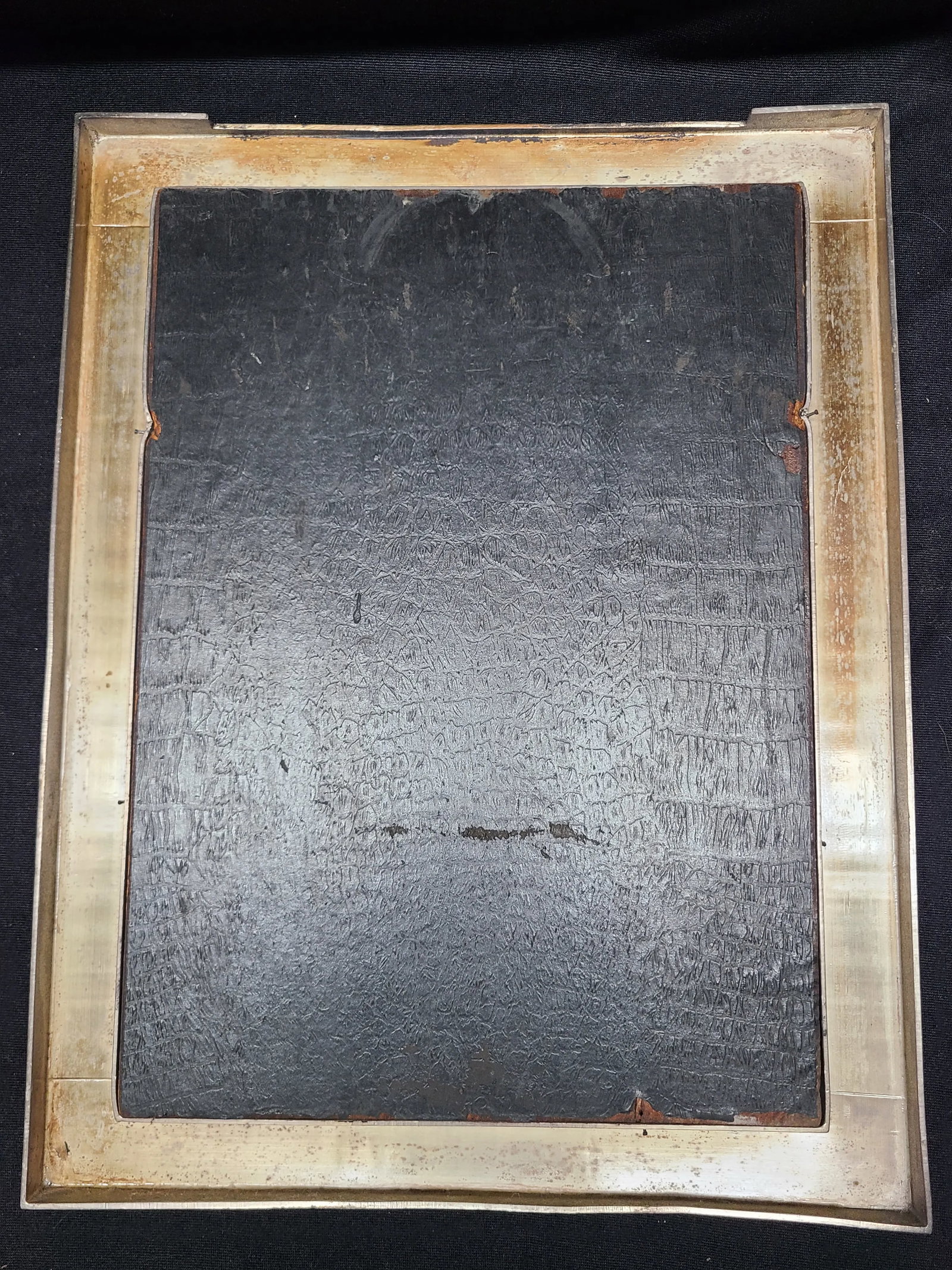 Late 19th Century Native Woman Mirror and Frame 9931 by Meriden Brittania Co. - 12