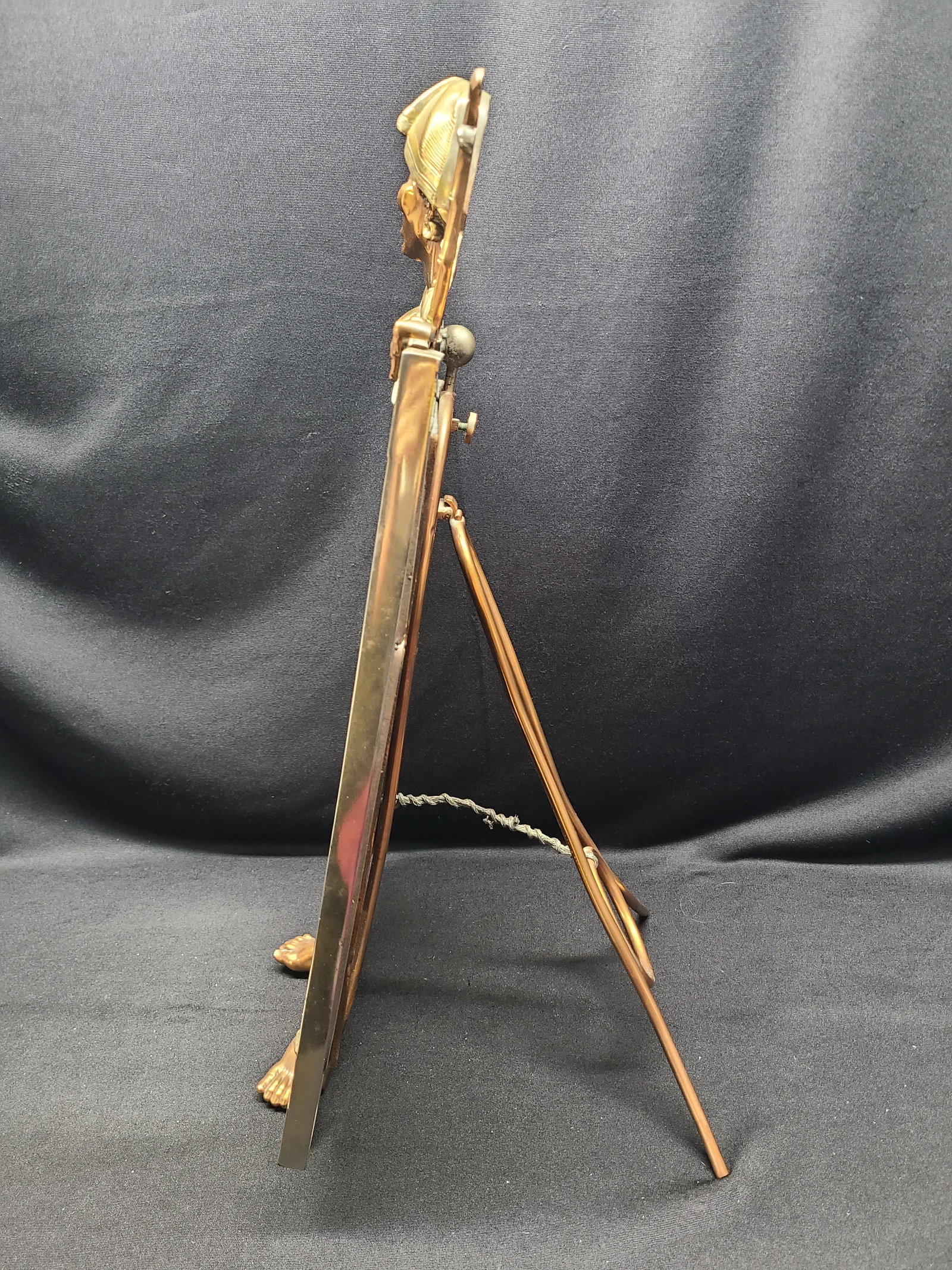 Late 19th Century Native Woman Mirror and Frame 9931 by Meriden Brittania Co. - 4
