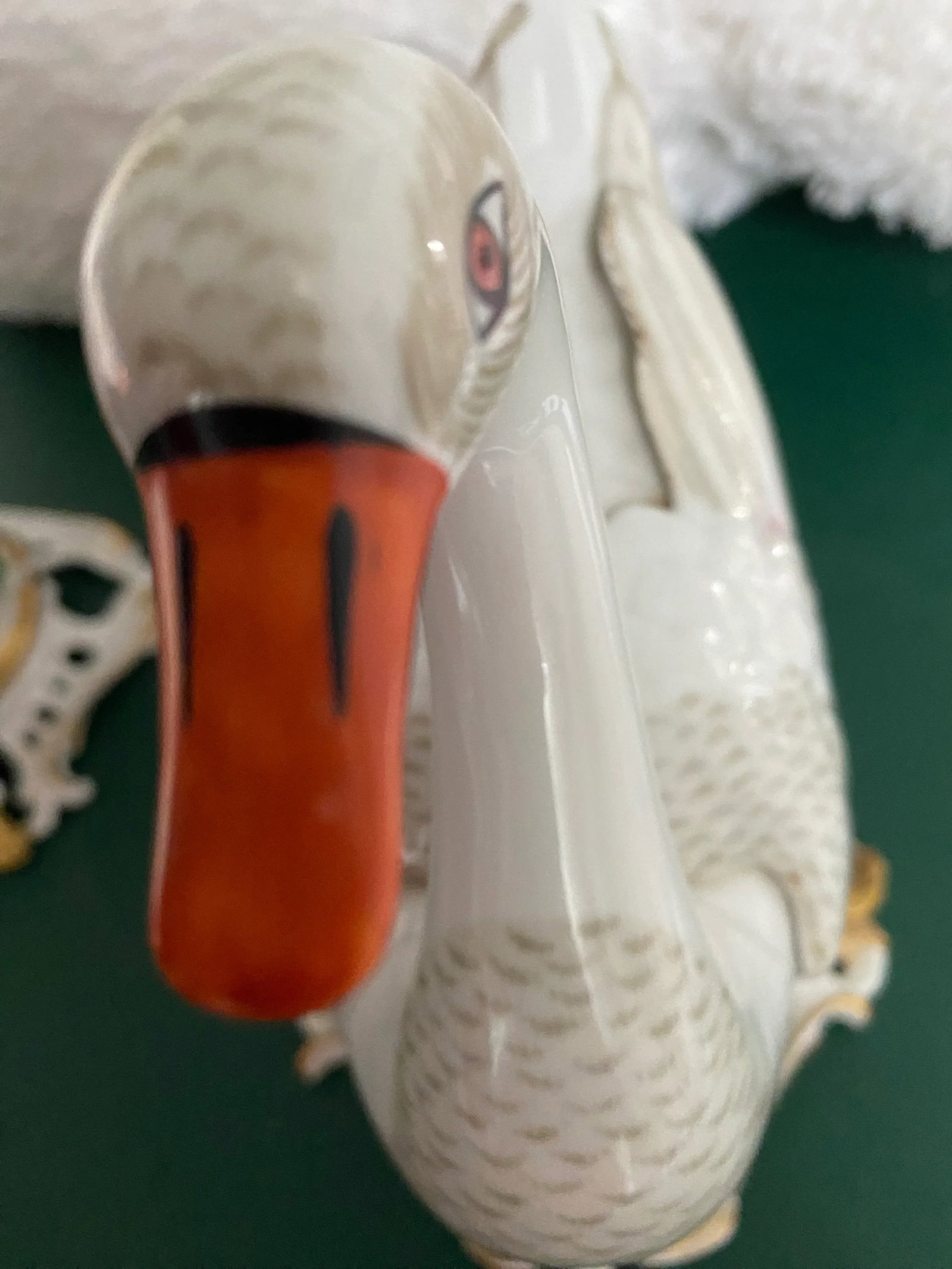 Antique French Porcelain Ducks - A Pair - 11