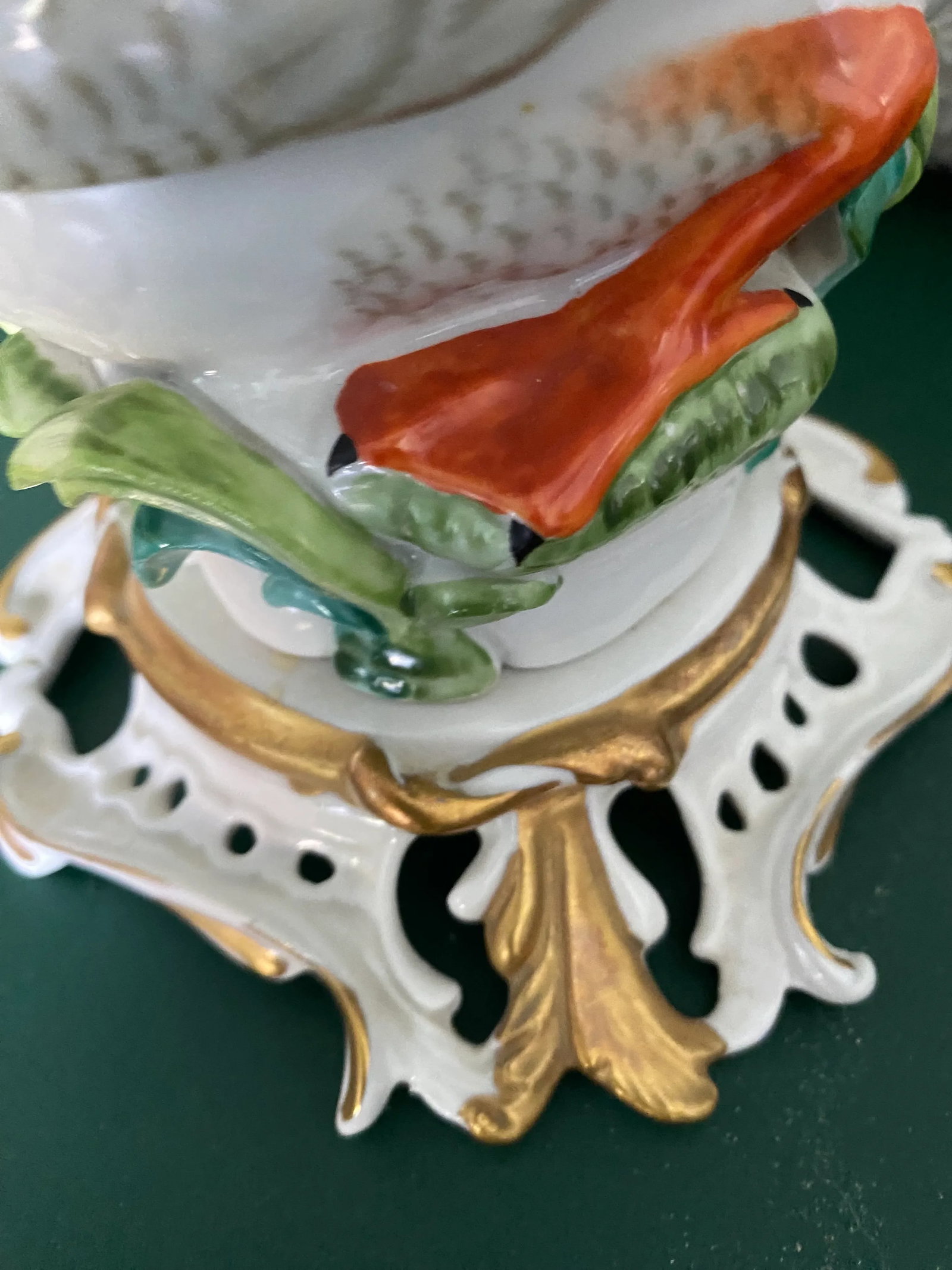 Antique French Porcelain Ducks - A Pair - 4