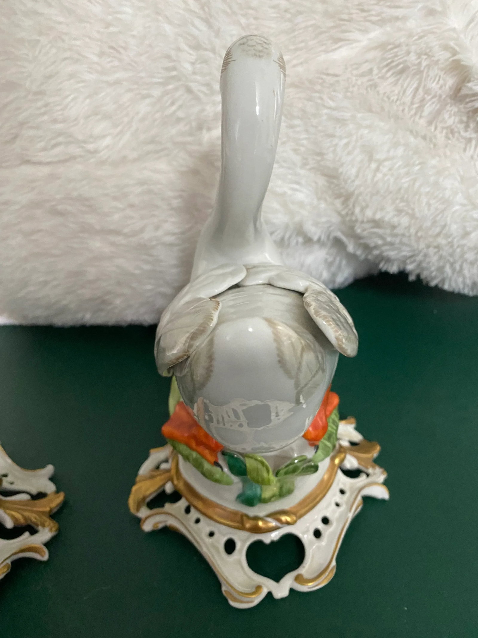 Antique French Porcelain Ducks - A Pair - 5
