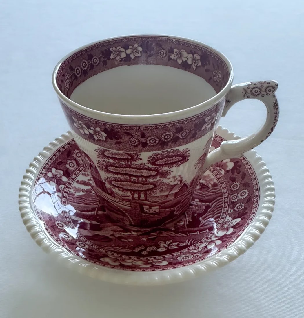 1930s Copeland Spode Pink Tower Collection- 55 Pieces - 3