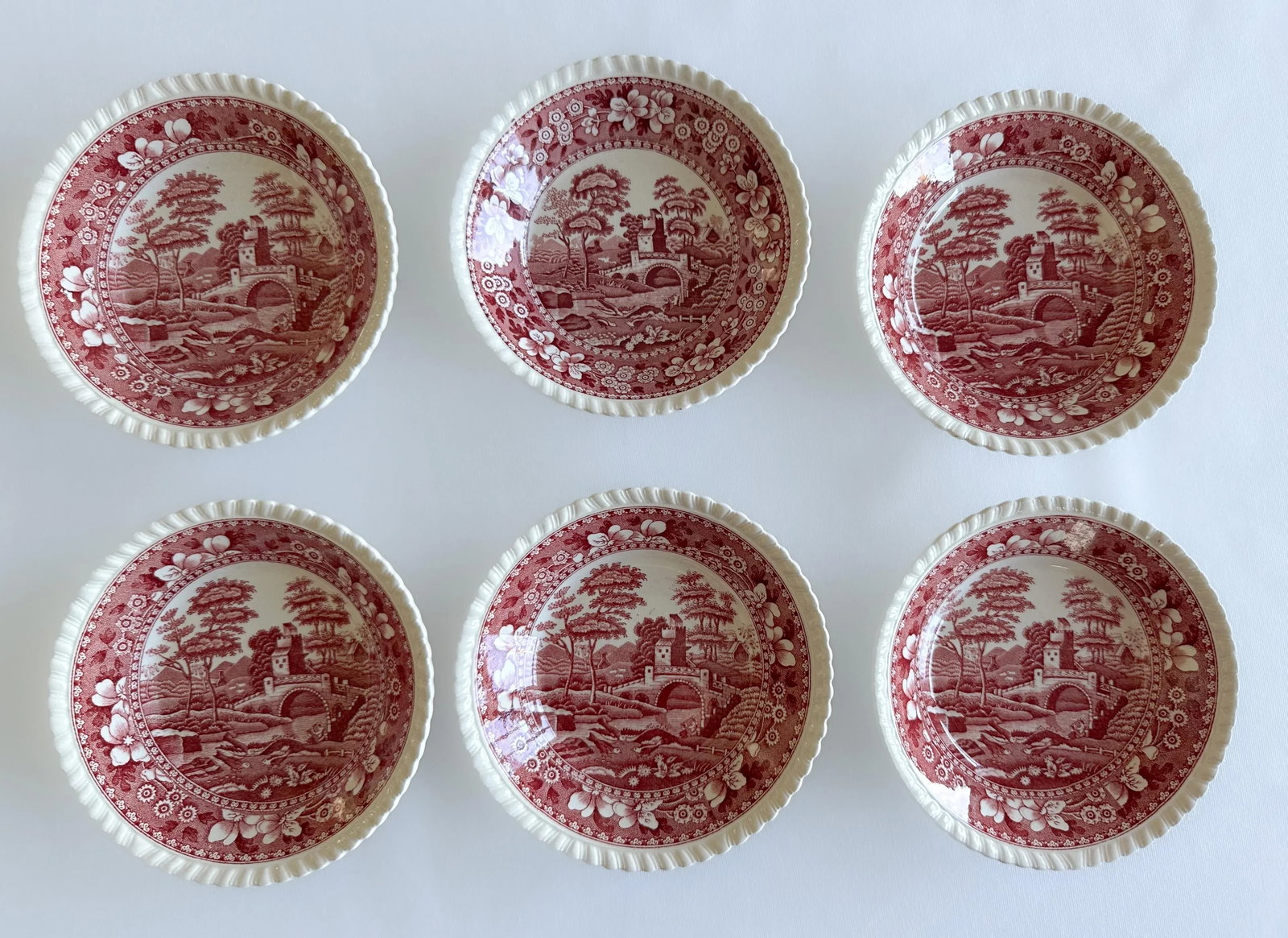 1930s Copeland Spode Pink Tower Collection- 55 Pieces - 7