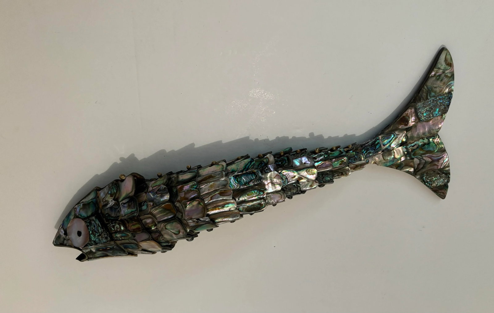 1960s Abalone in the Form of a Fish Articulated Bottle Opener - 3