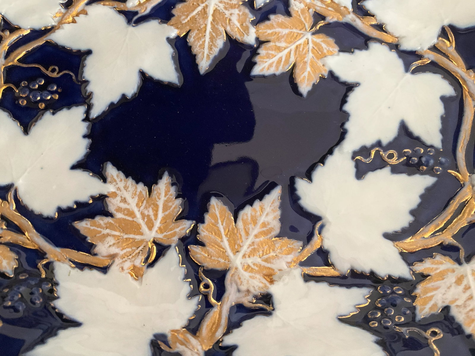 Late 19th Century Meissen Maple Leaf Serving Platter - 5