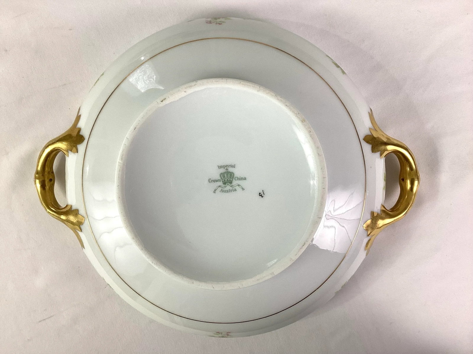 Late 19th Century Imperial Crown China Austria Dinnerware Service for Twelve- 75 Pieces - 4