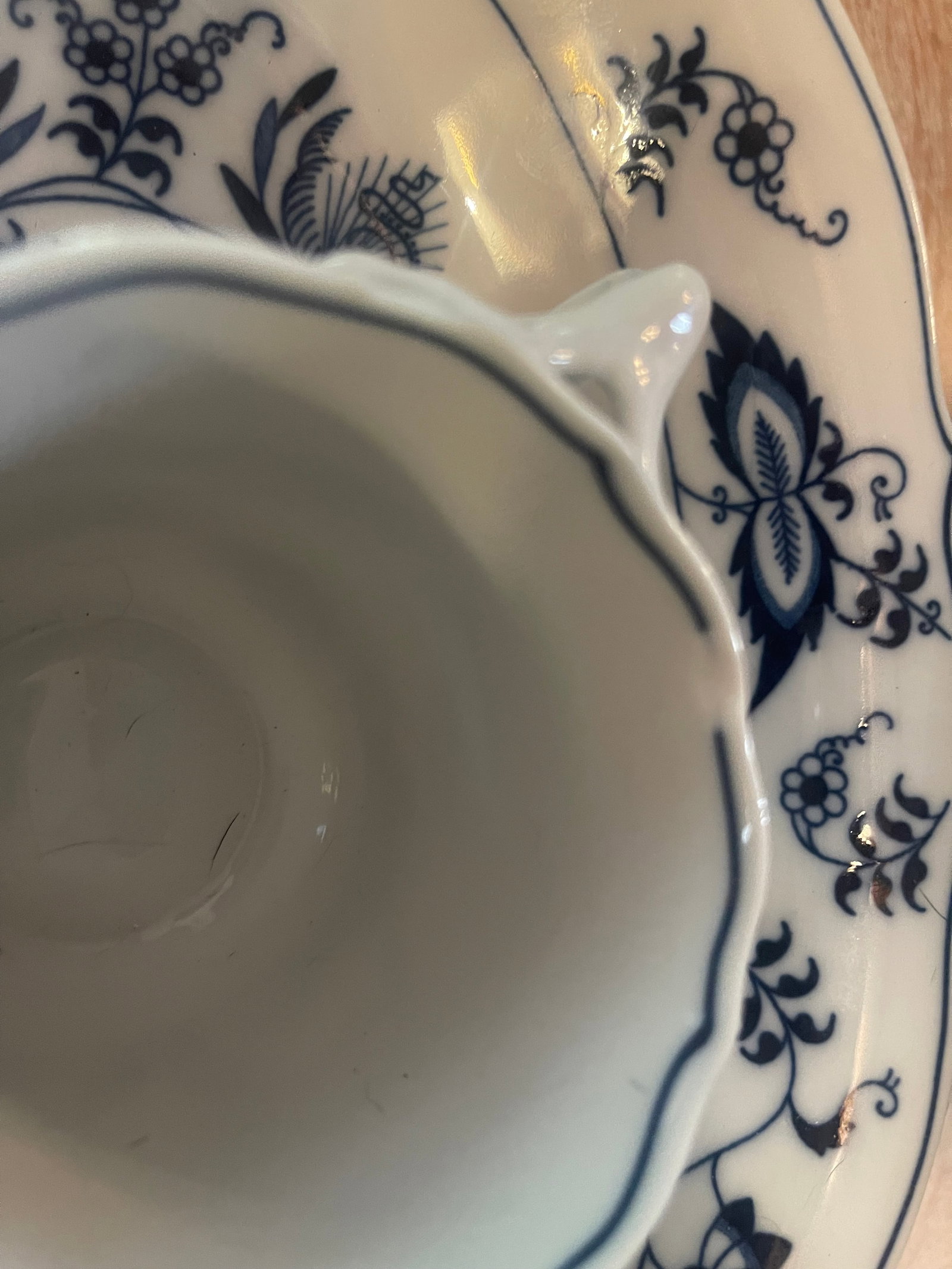 Vintage Blue Danube Onion Dinnerware Set- 53 Pieces - 9