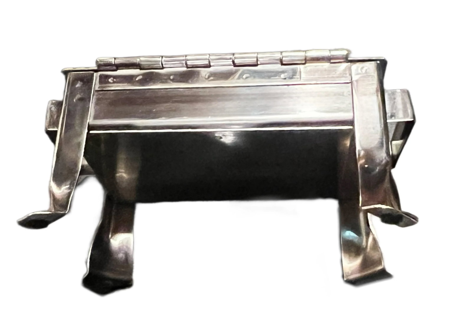 Signed Stanley Szwarc Modernist Industrial Stainless Steel Metalwork Jewelry & Trinket Box, 2009 - 5