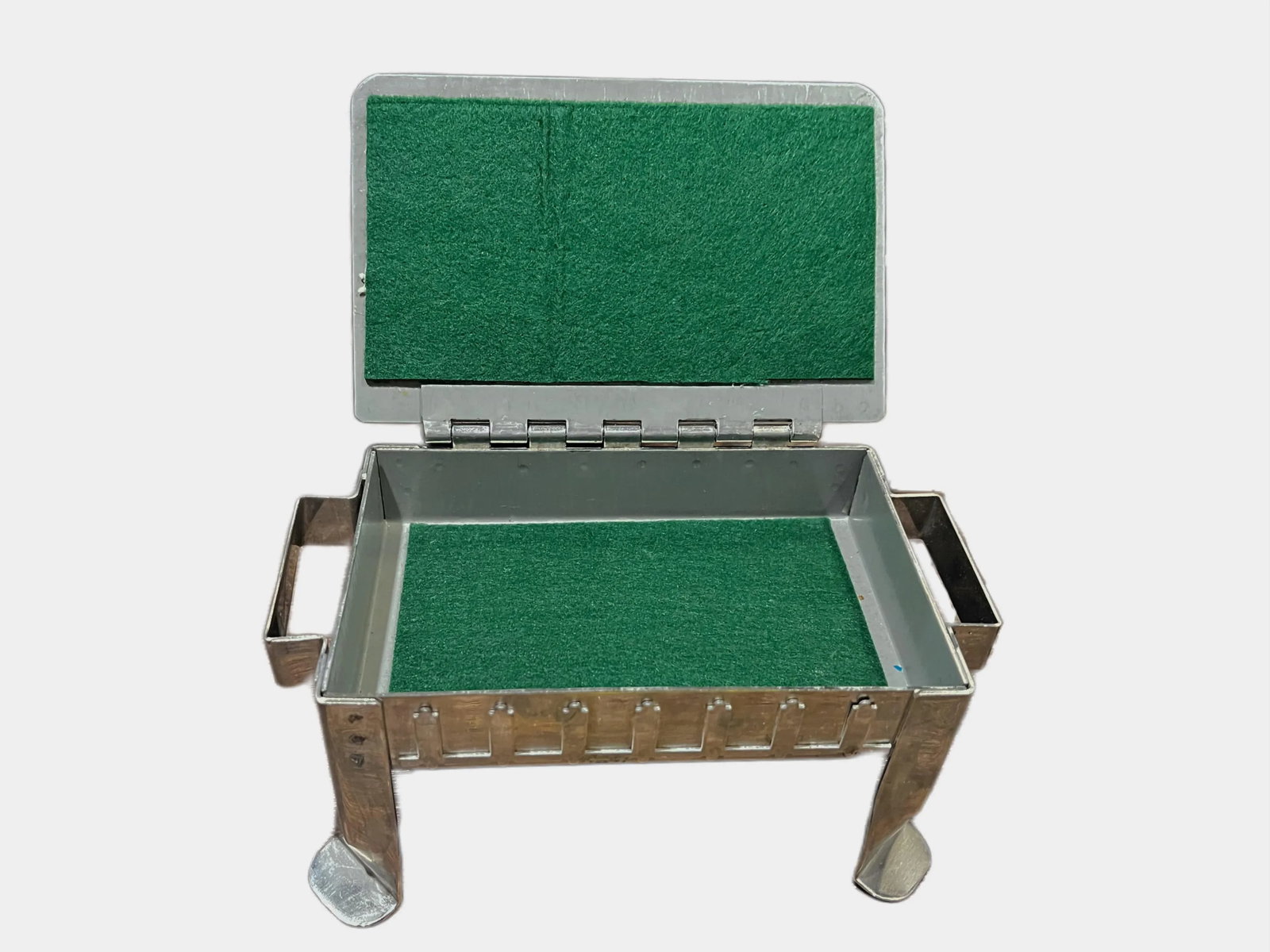 Signed Stanley Szwarc Modernist Industrial Stainless Steel Metalwork Jewelry & Trinket Box, 2009 - 7