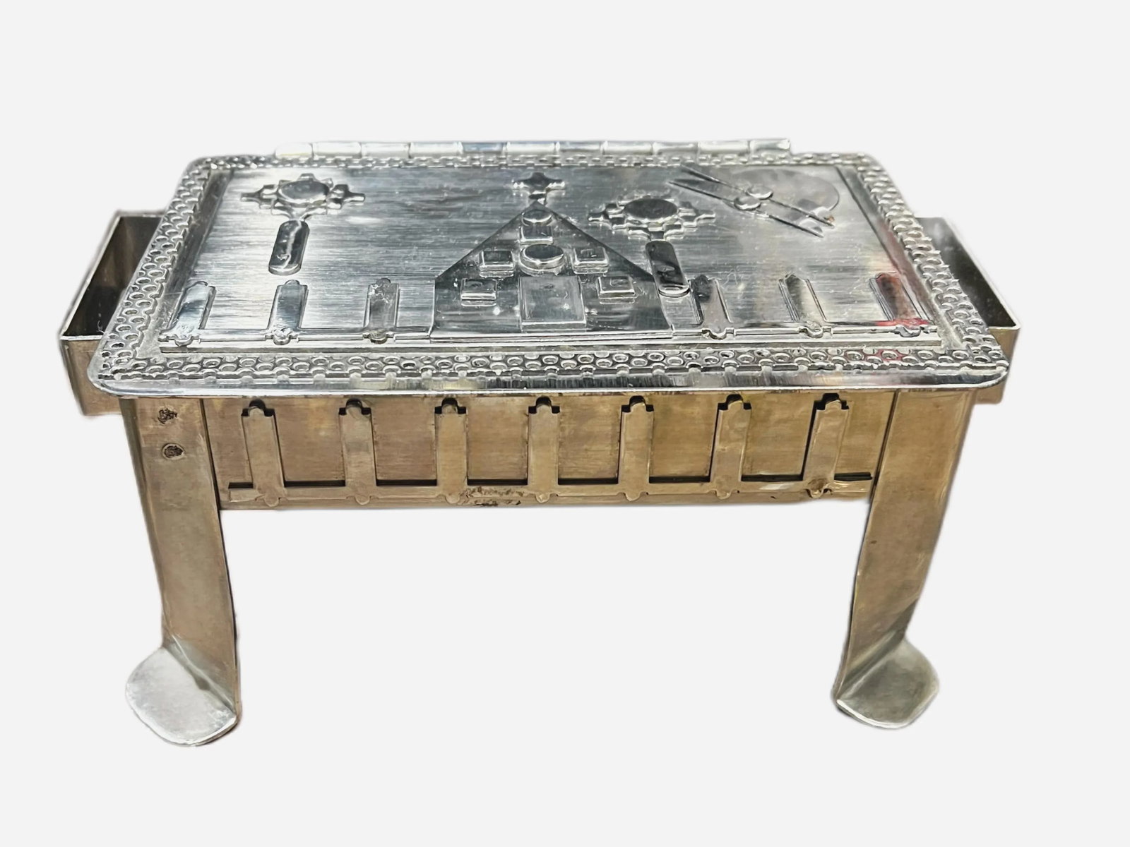 Signed Stanley Szwarc Modernist Industrial Stainless Steel Metalwork Jewelry & Trinket Box, 2009 - 8