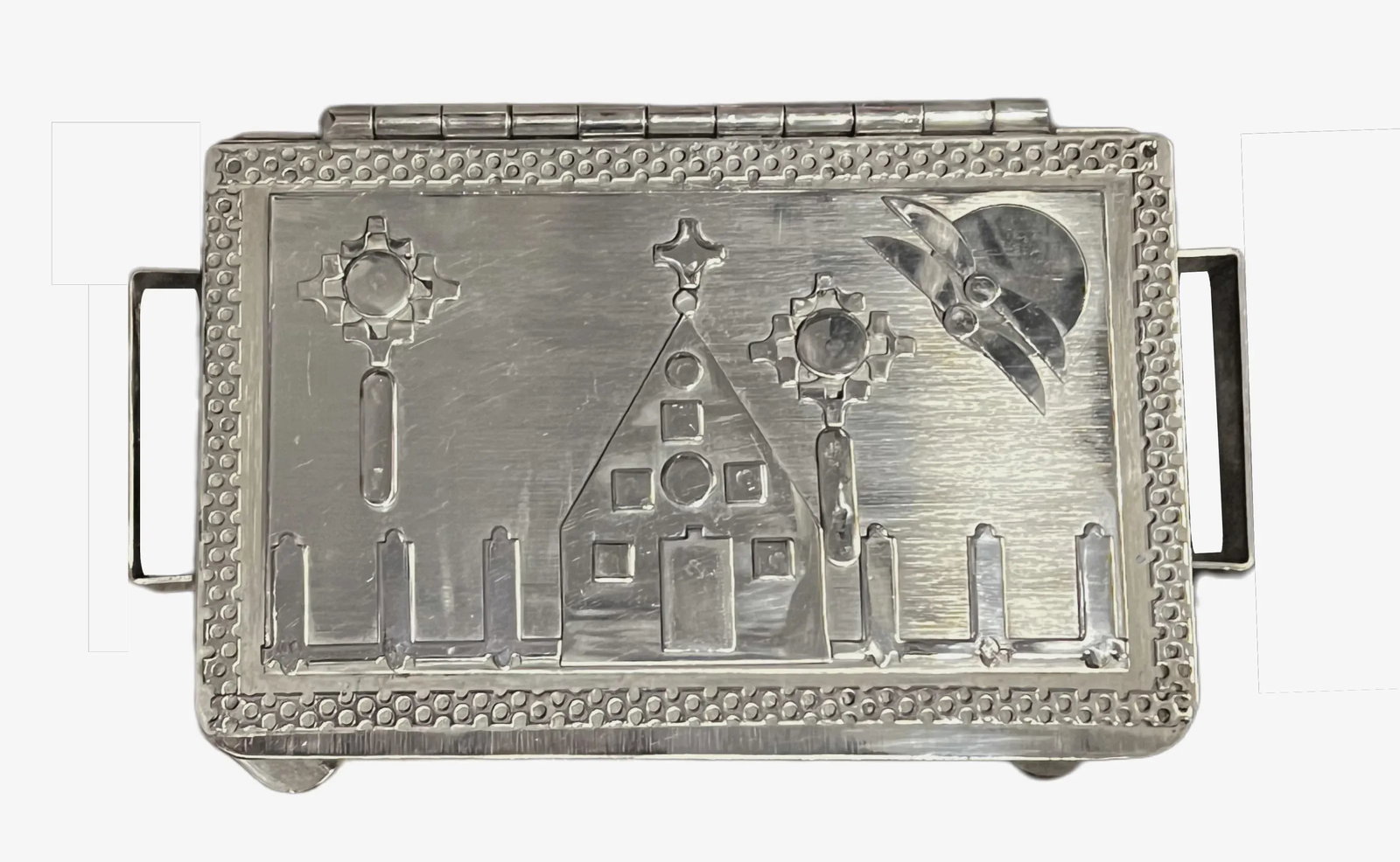 Signed Stanley Szwarc Modernist Industrial Stainless Steel Metalwork Jewelry & Trinket Box, 2009 - 9