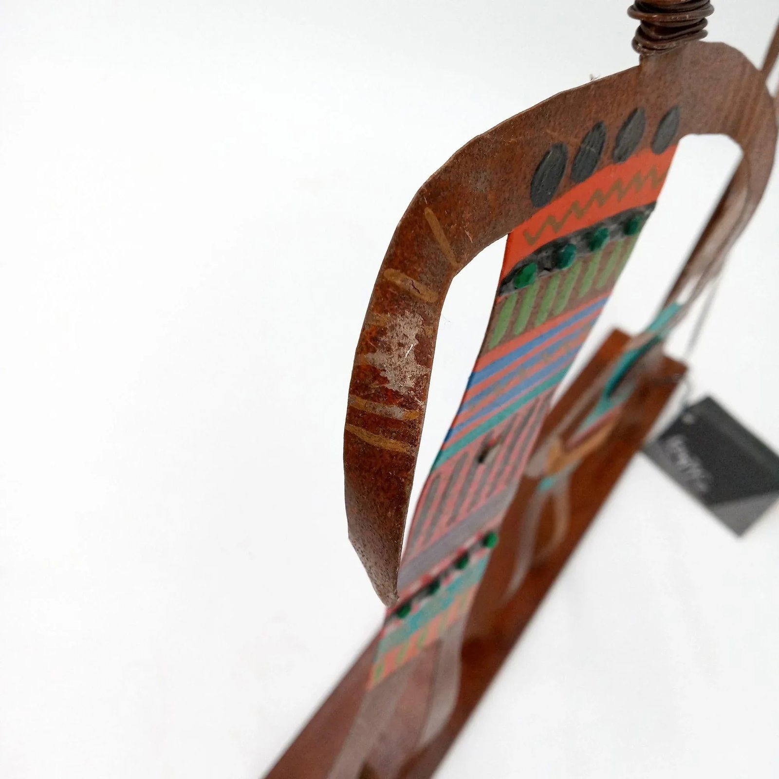 Abstract Metal Family Sculpture Ooak Vintage Bill Finks Brutalist Primitive Home Decor - 8