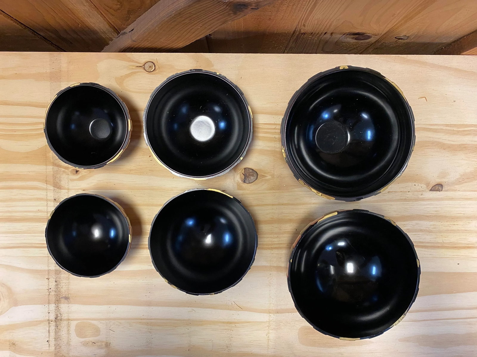 1980's Japanese Ball Shaped Plastic Tea Caddy Storage Containers, Set of 3 - 3