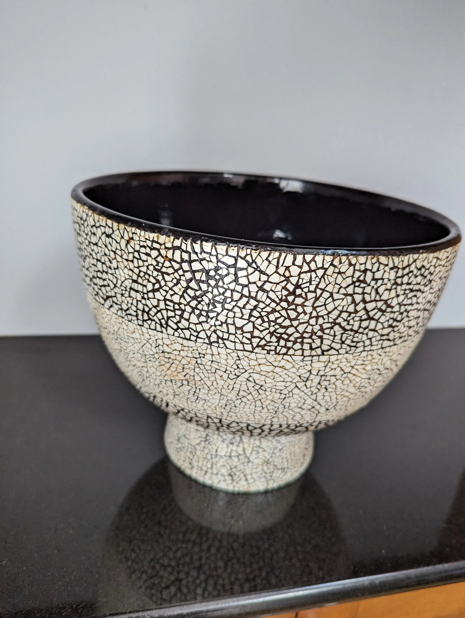 Lacquered Eggshell Bowl - 1990's Vintage - 2