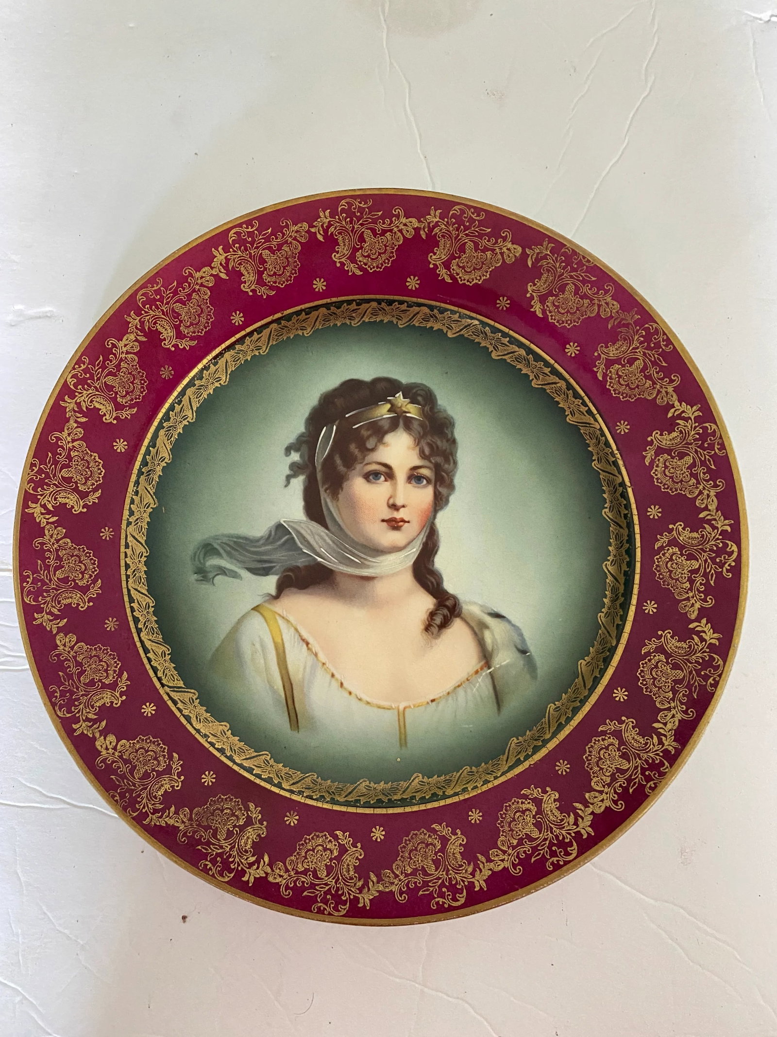 Antique Handpainted, Royal Vienna Plate - 7