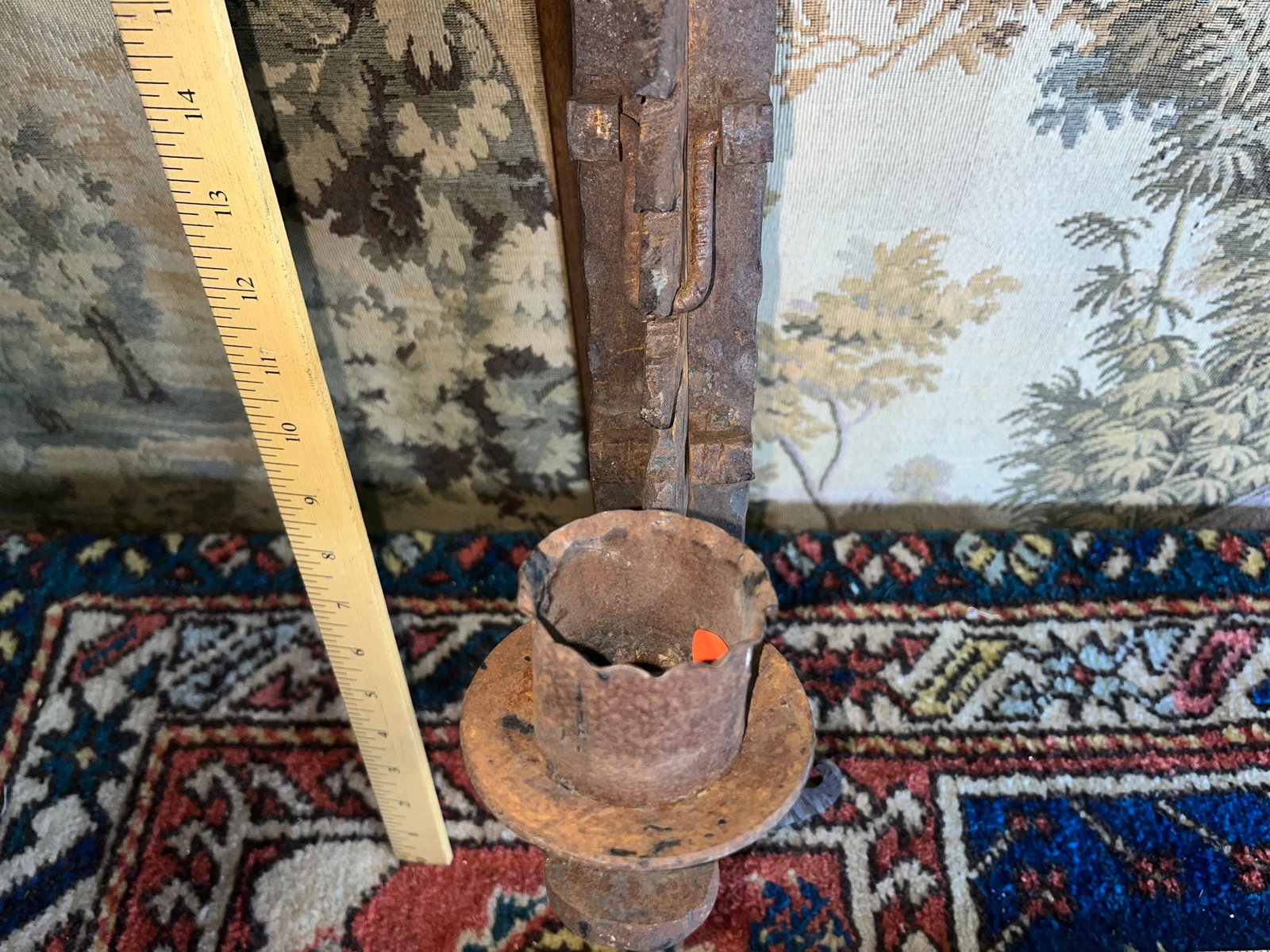 Early 20th Century Iron Single Light Wall Sconce - 2