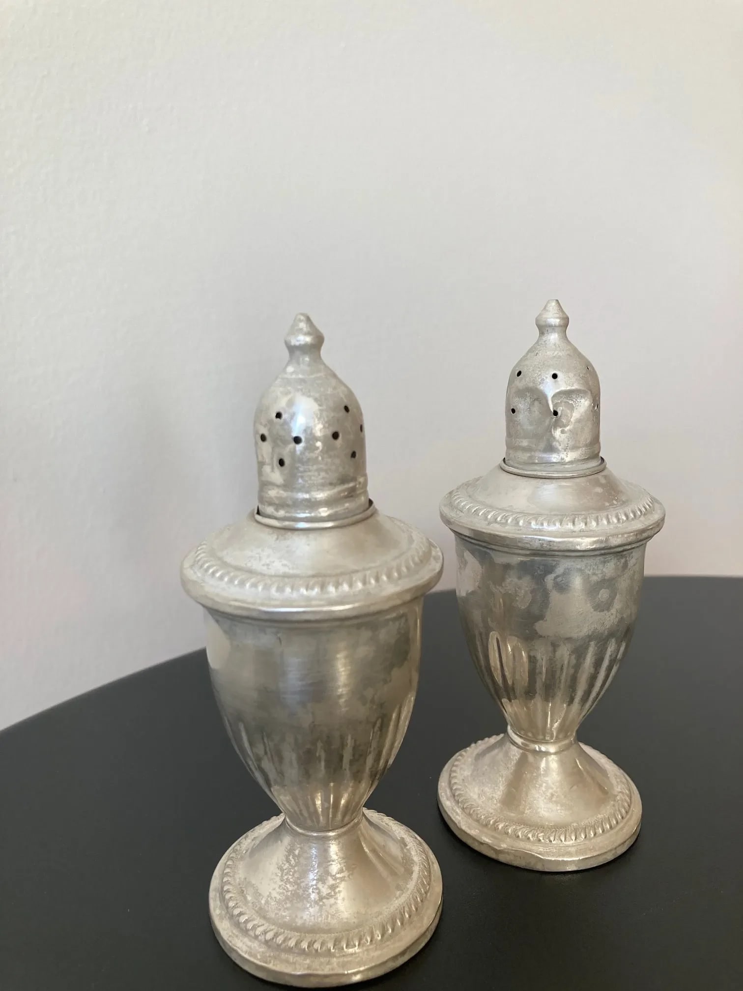 Duchin Sterling Silver Salt & Pepper Shakers With Rope Design, Pair - 2