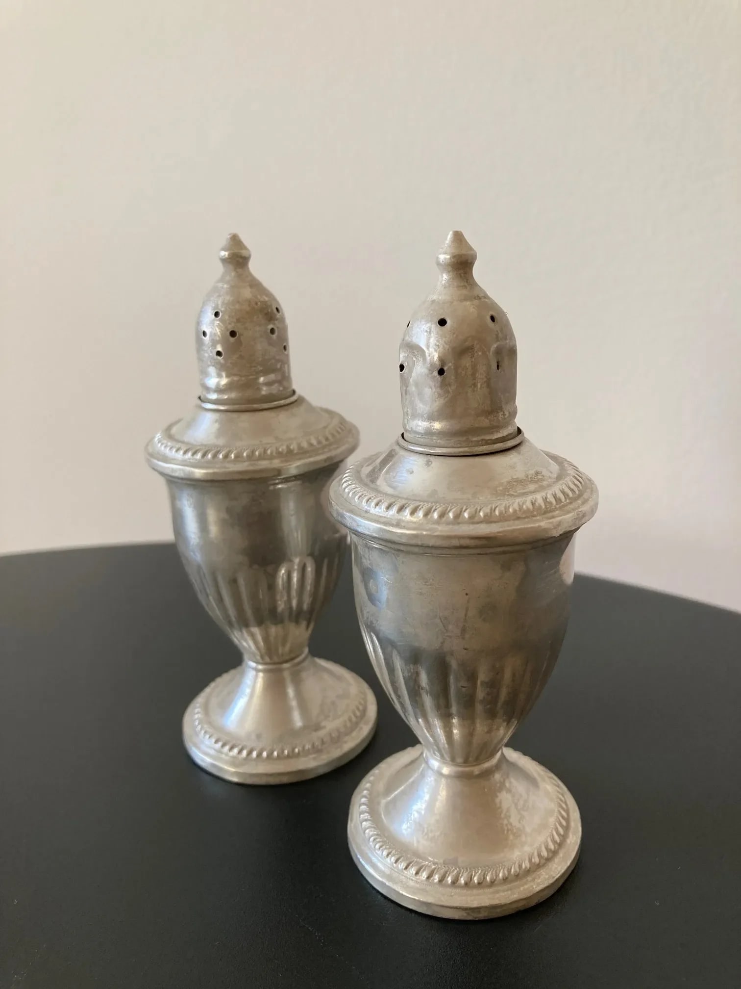 Duchin Sterling Silver Salt & Pepper Shakers With Rope Design, Pair - 3