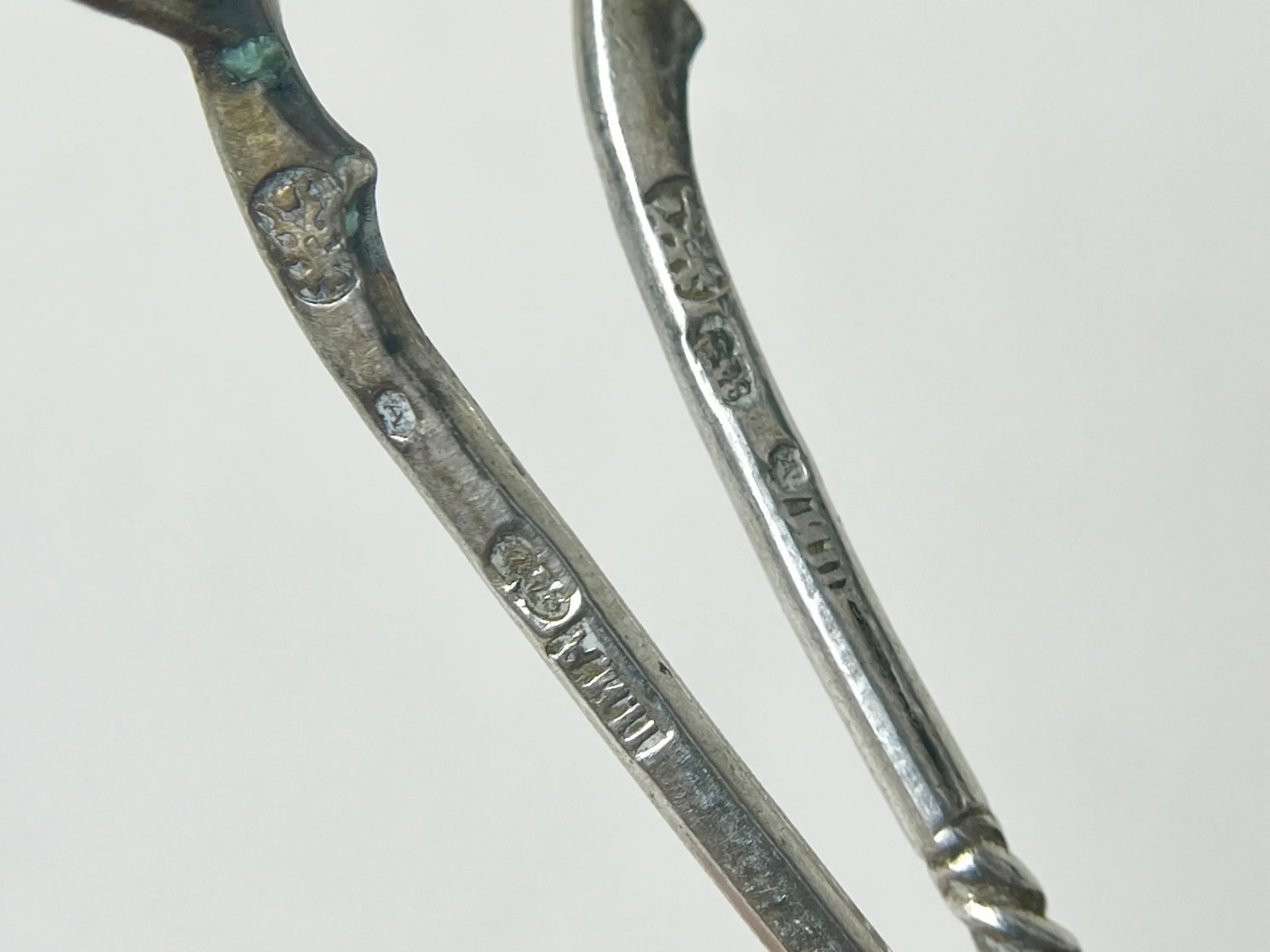Set of 6 Circa 1900 Russian 84 Silver Spoons With Cityscape/Commemorative Imagery - Moscow Imperial - 7