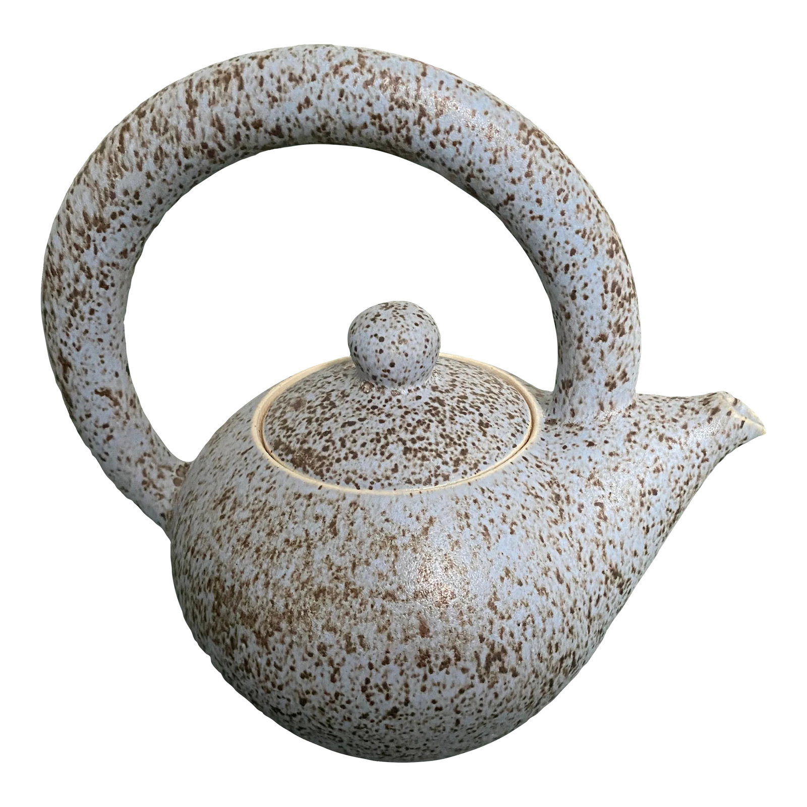 1980s Asian Pottery Tea Pot (1 of 11)