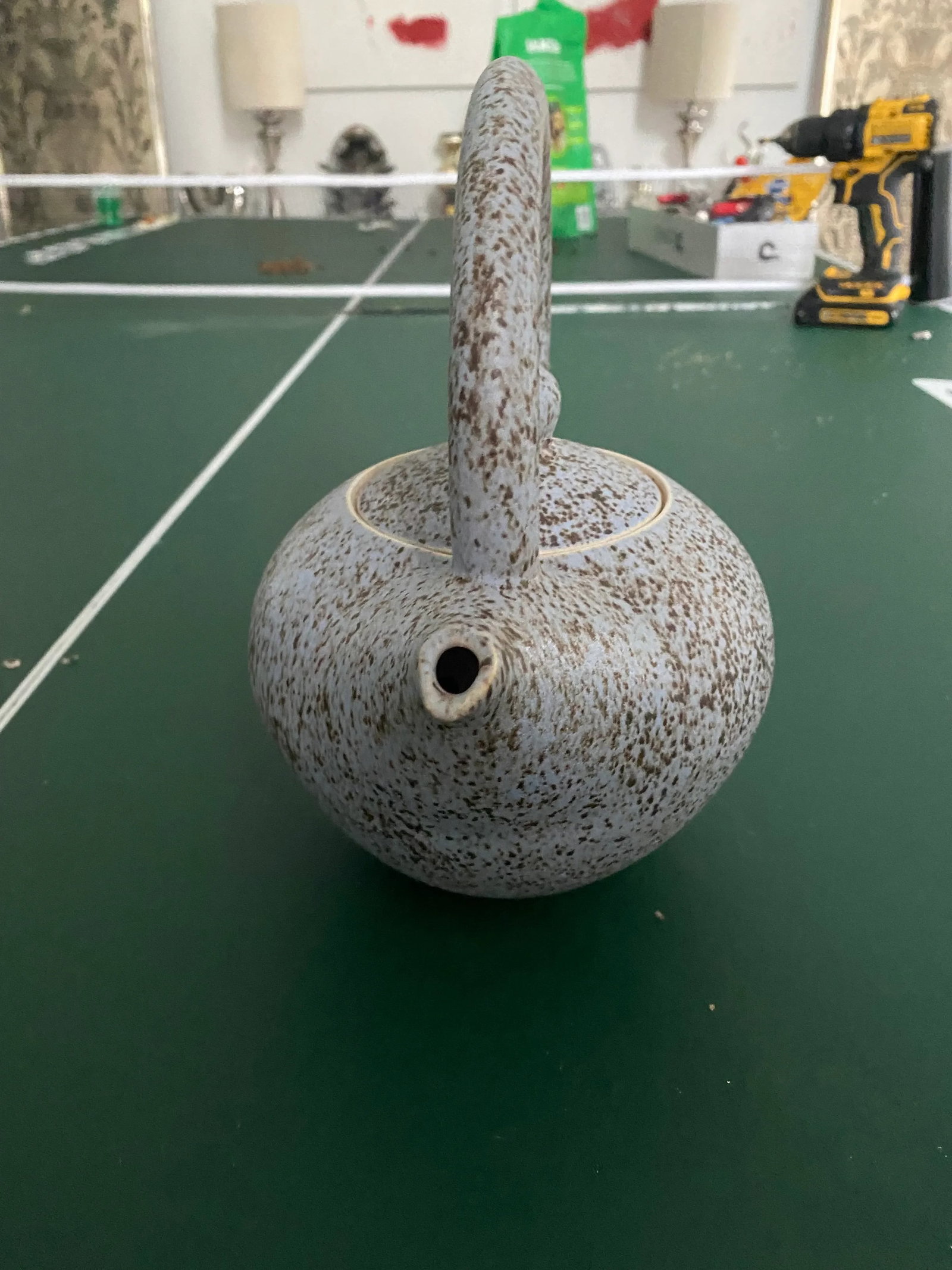1980s Asian Pottery Tea Pot - 4