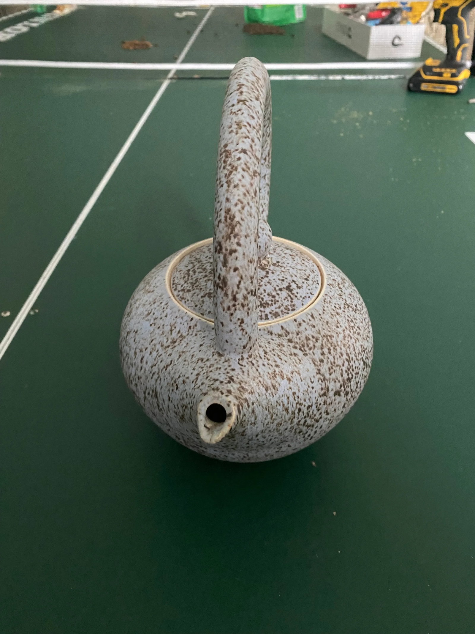 1980s Asian Pottery Tea Pot - 6