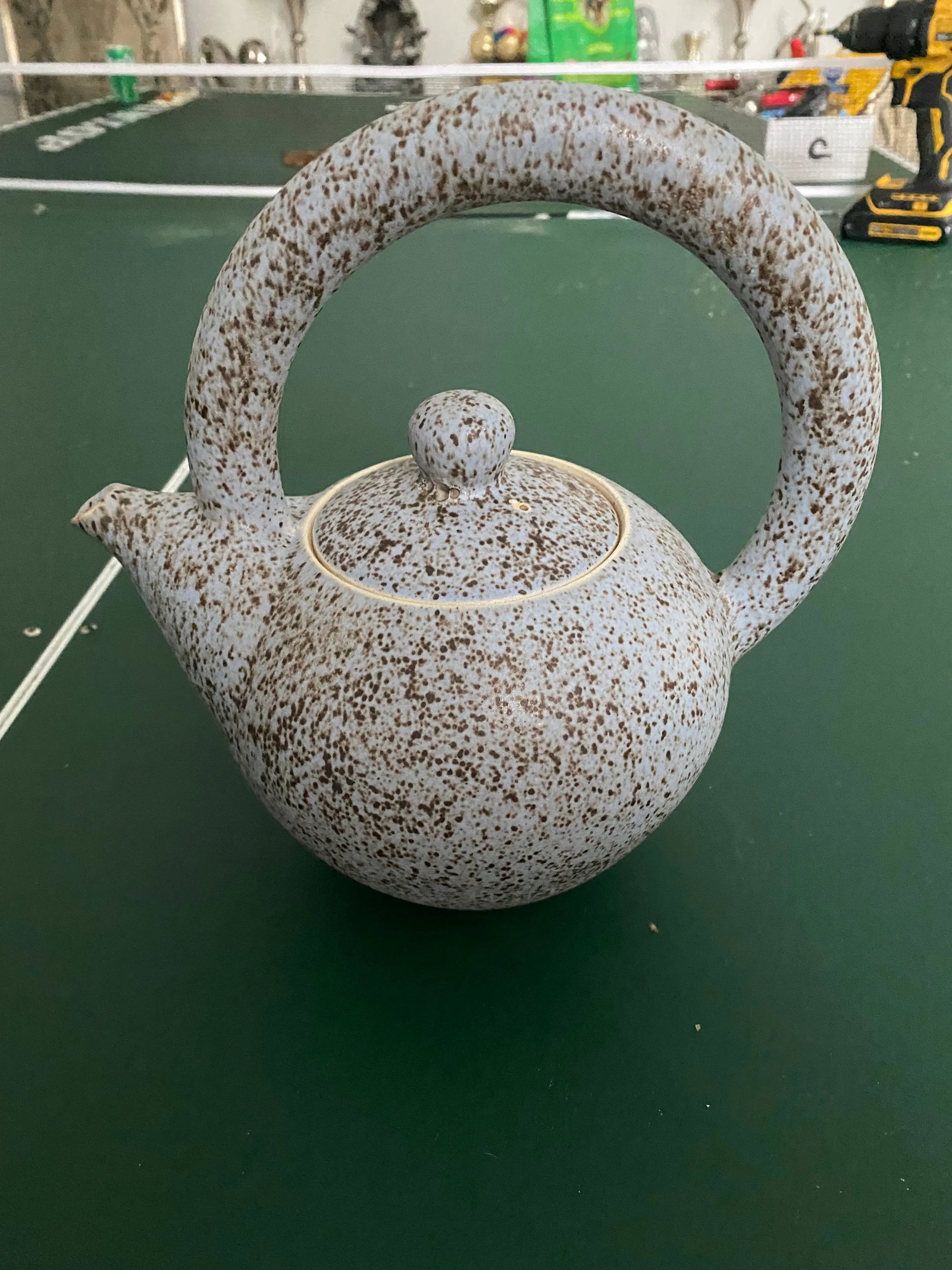 1980s Asian Pottery Tea Pot - 7