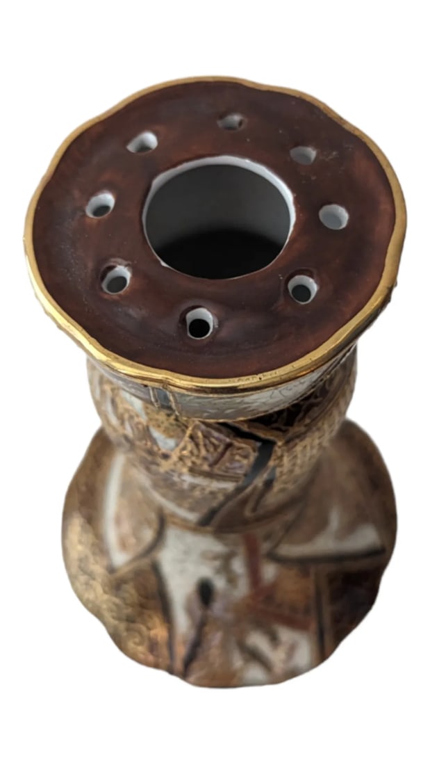 Early 20th Century Hand Painted Hat Pin Holder - 3