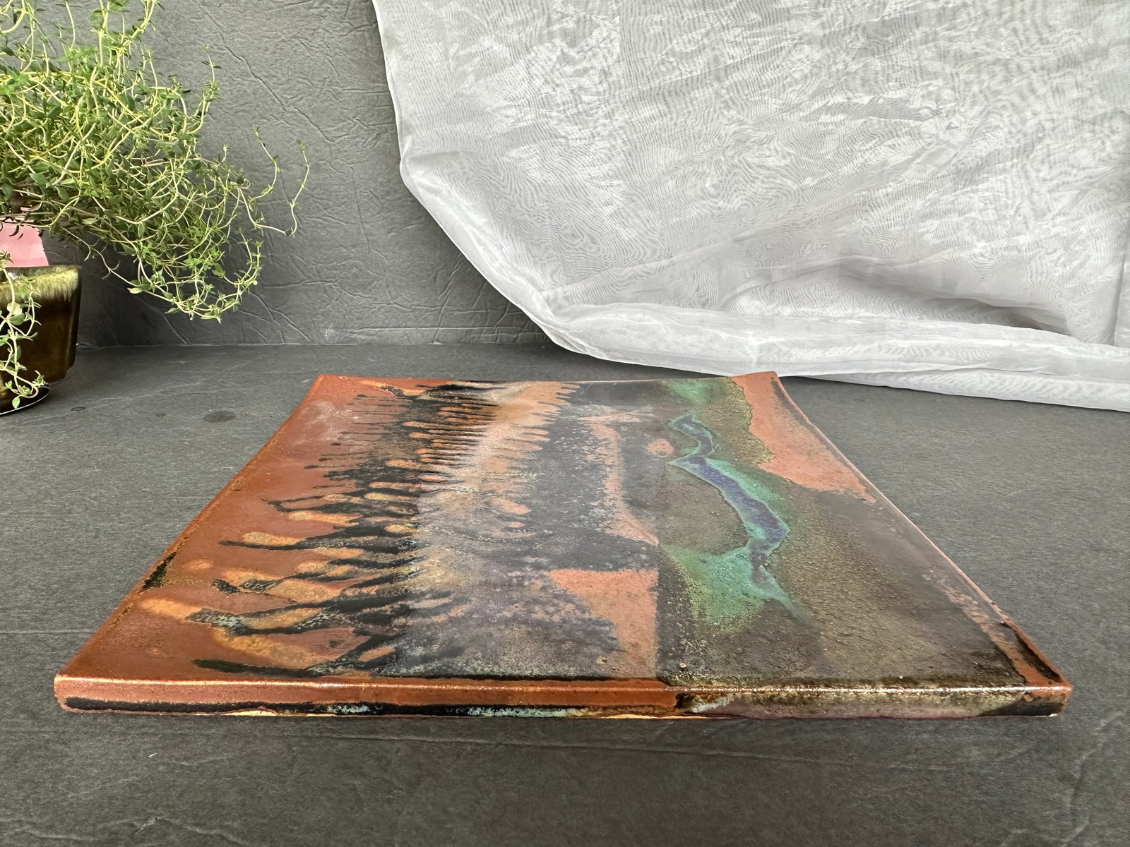 One of a Kind Art Tile for Wall Decor - 3