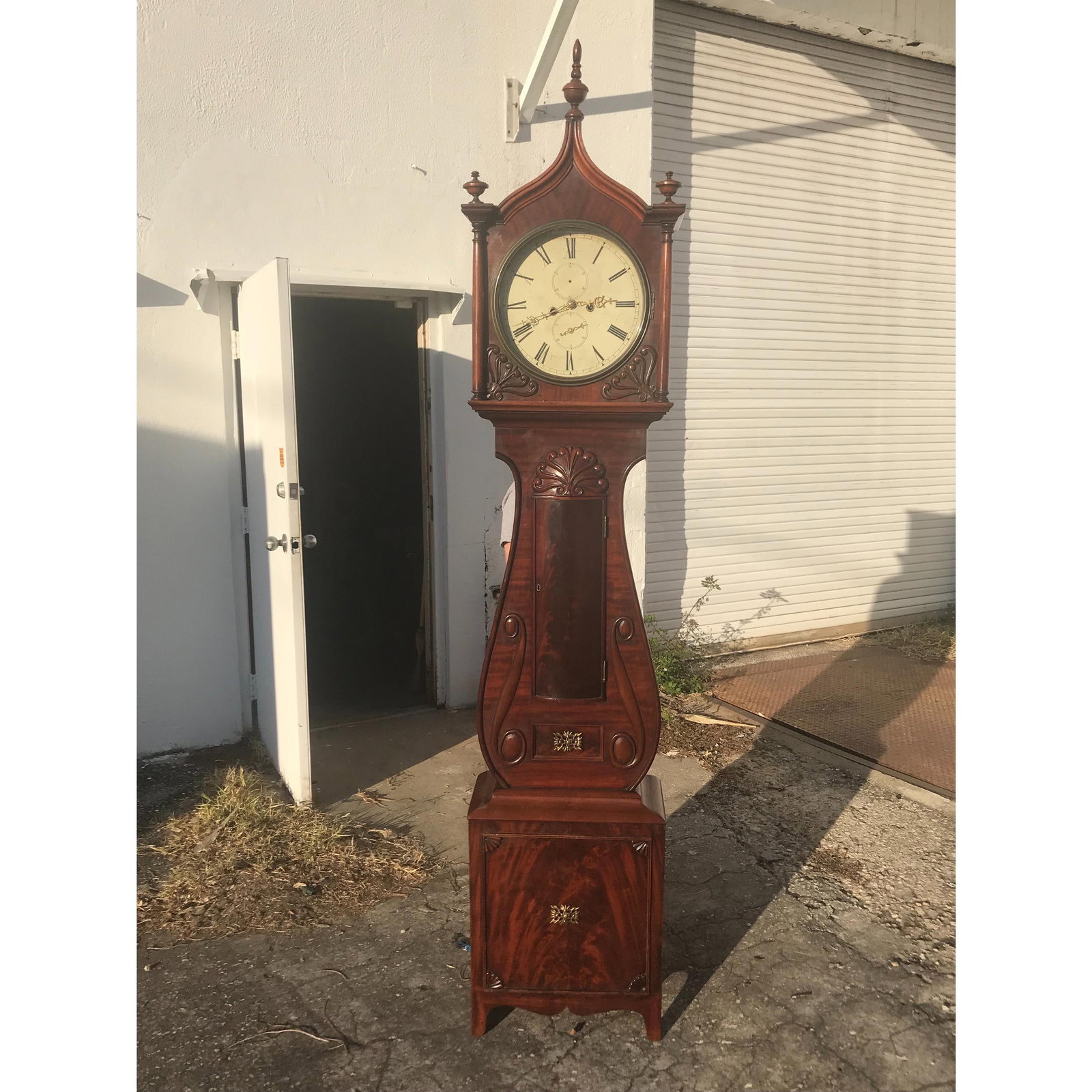 Scottish Mahogany Tall Case Clock - 4
