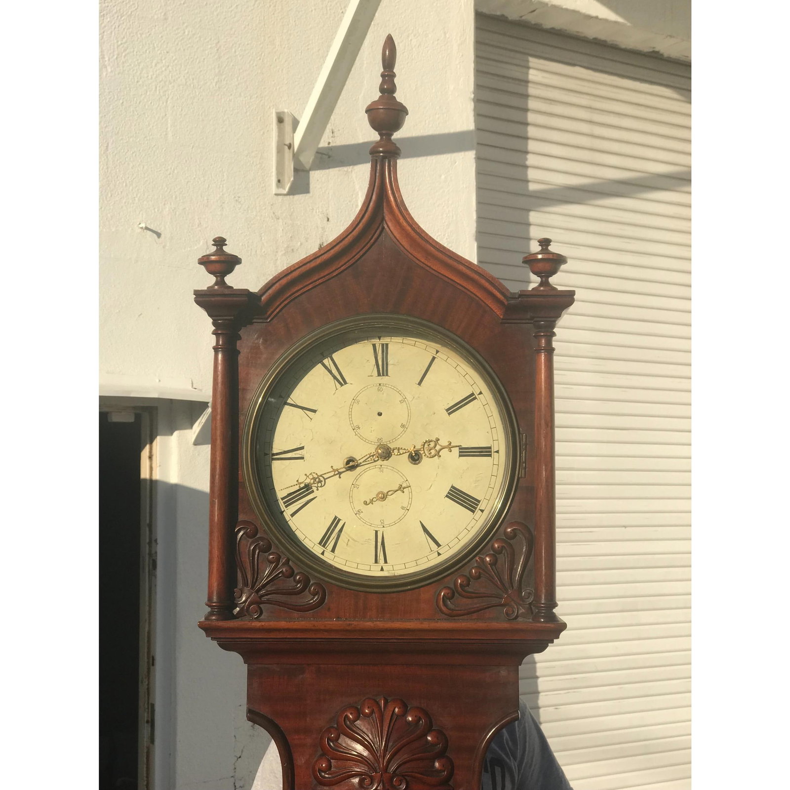 Scottish Mahogany Tall Case Clock - 5