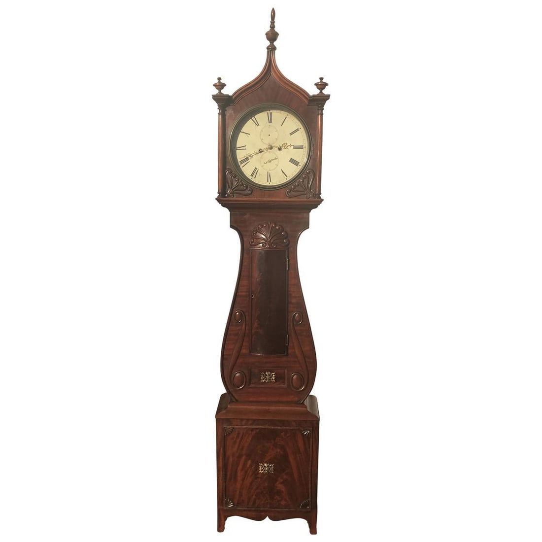 Scottish Mahogany Tall Case Clock - 7