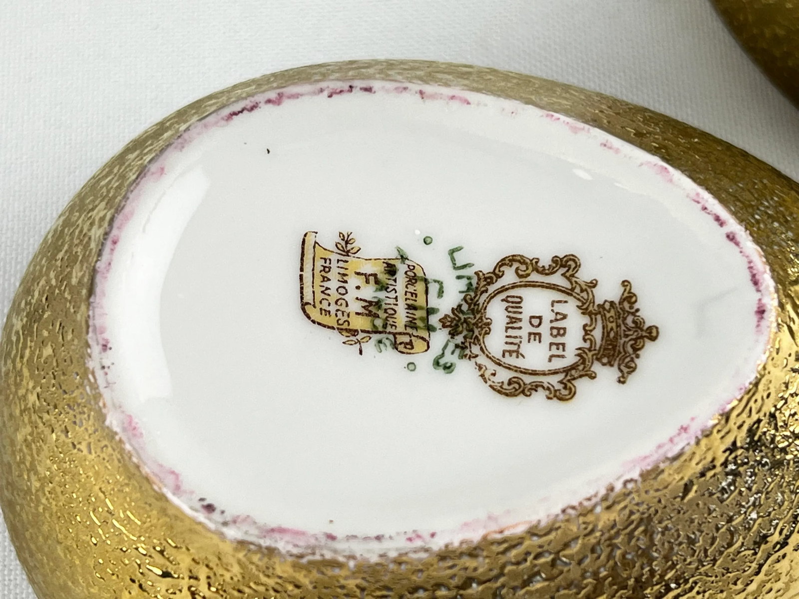 Early 20th Century French Limoge Trinket Box by Fontanille and Marraud - 7