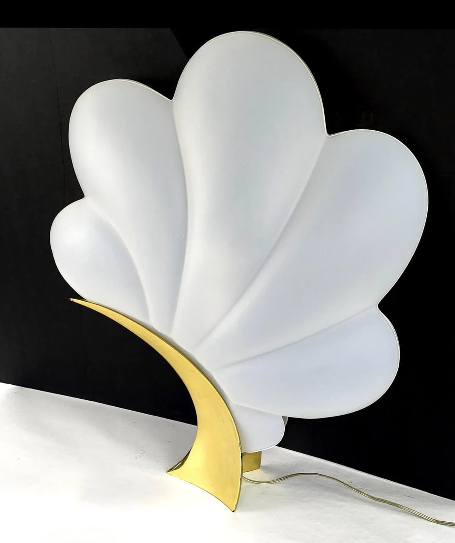 Vintage Clam Shell Rougier Table Lamp - 2
