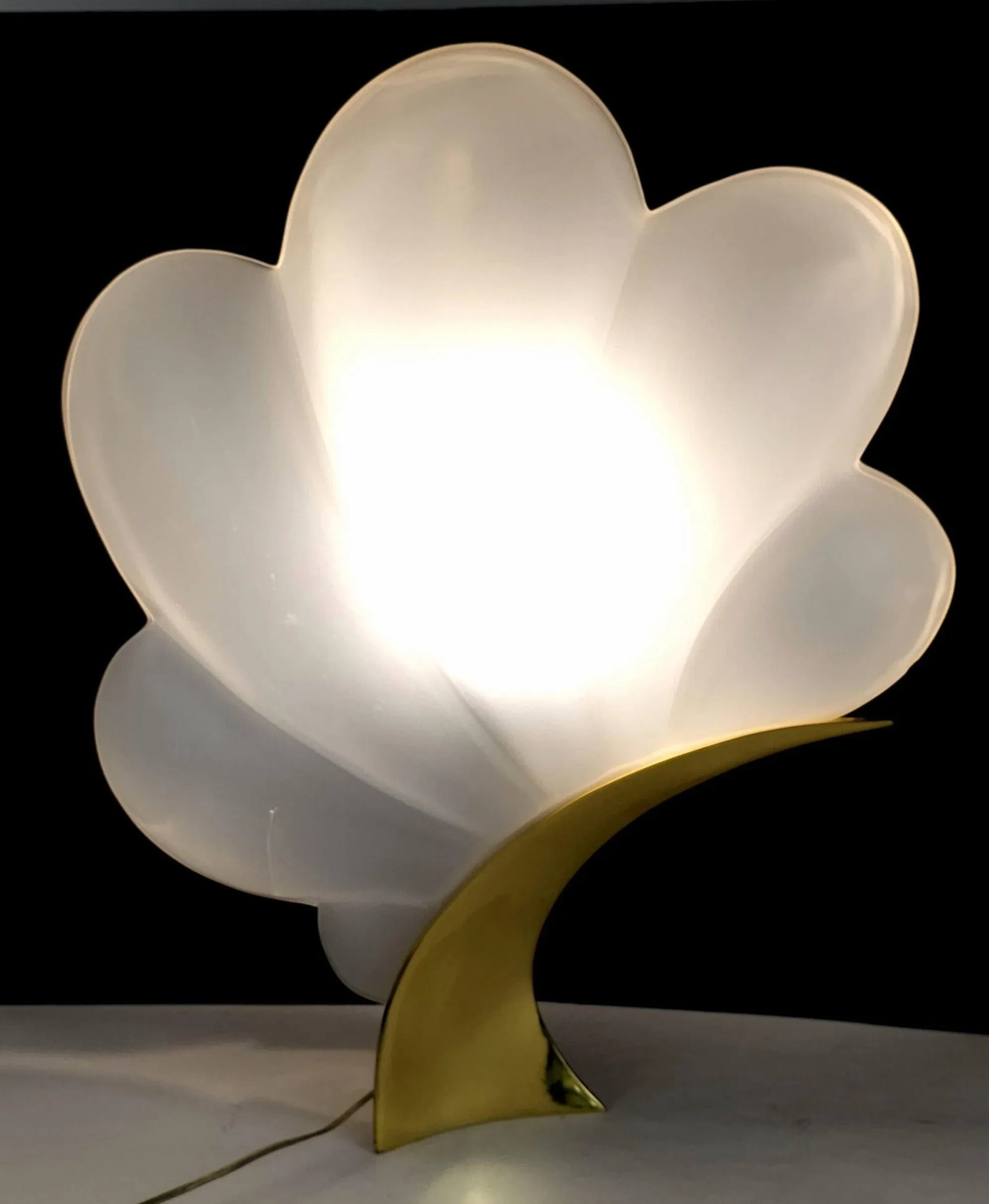 Vintage Clam Shell Rougier Table Lamp - 3