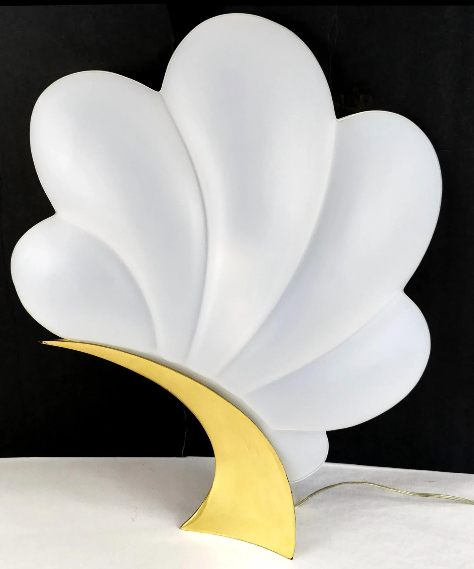 Vintage Clam Shell Rougier Table Lamp - 7