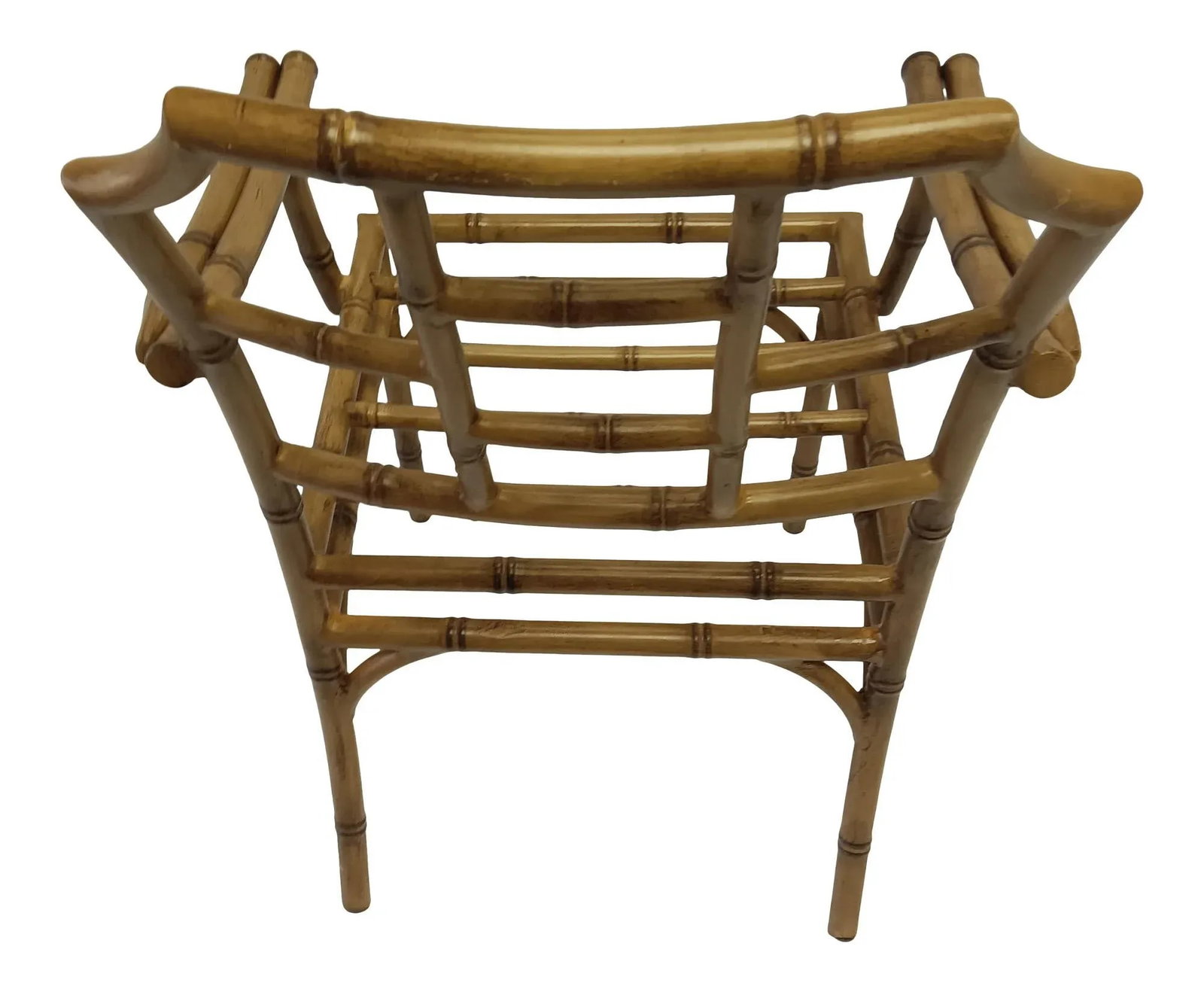 Vintage Aluminum Faux Bamboo Outdoor Chairs - Set of 4 - 2