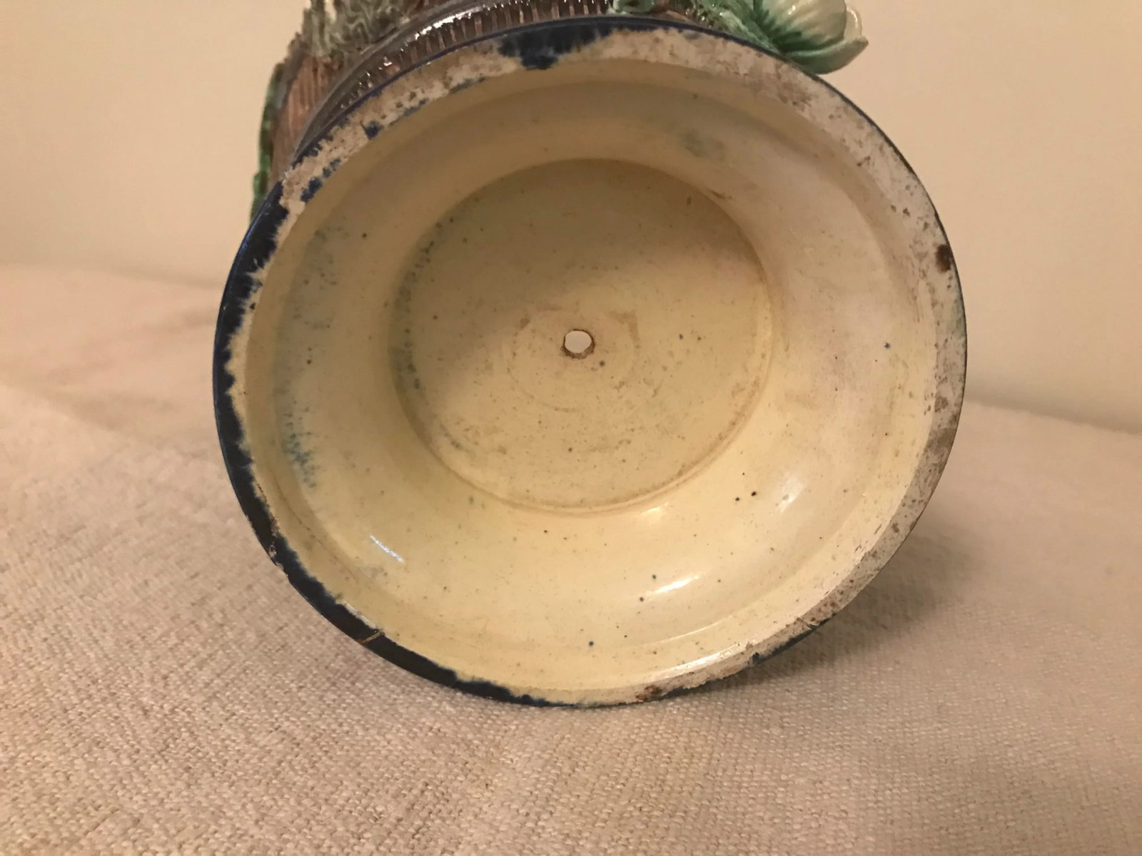 19th Century French Majolica Jardinieres - a Pair - 9